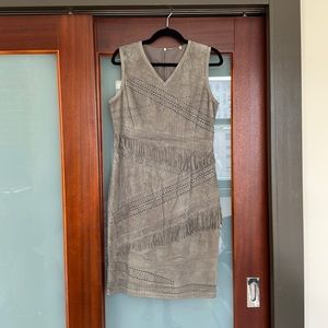 Suede dress Elie Tahari